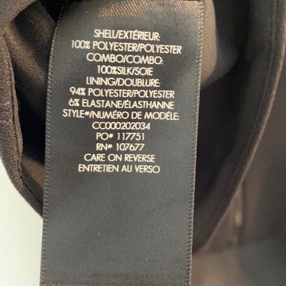 Alice + Olivia Archer Black Cropped Cami Top Women's Large - Picture 9 of 9